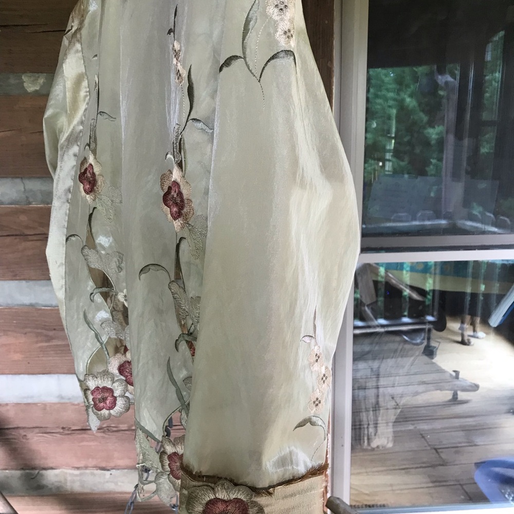 Lee Anderson embroidered green light jacket L - Picture 7 of 11